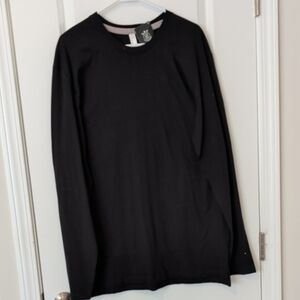 LAT Men's Black Long Sleeve Shirt NWT